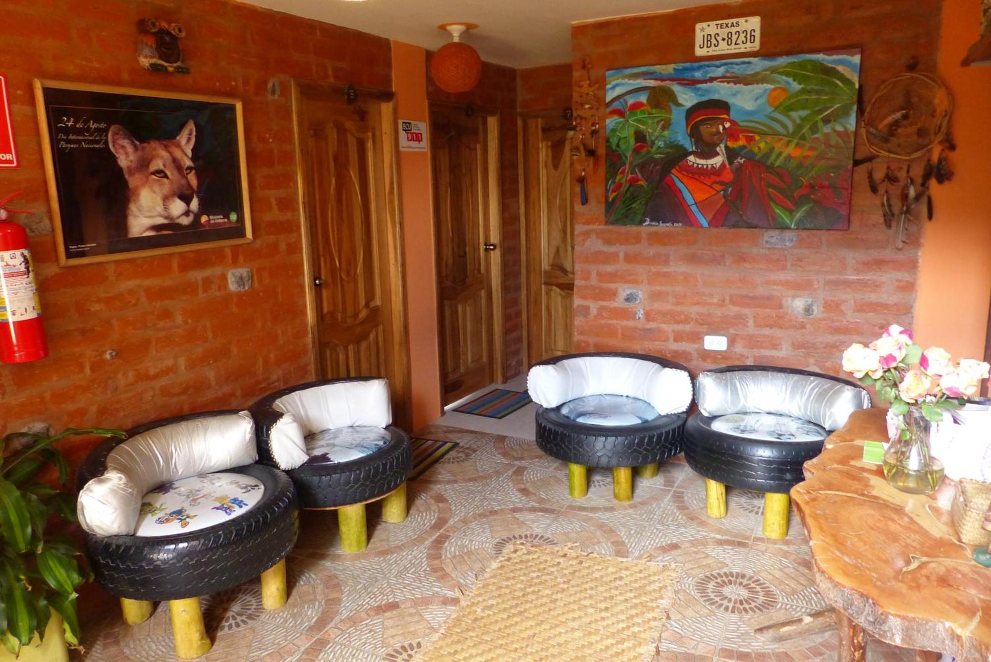 Hostal La Casa Amarilla City Baños Exteriör bild